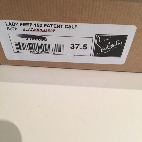 Christian Louboutin lady peep 150 Parent 37.5 - Picture 4 of 5